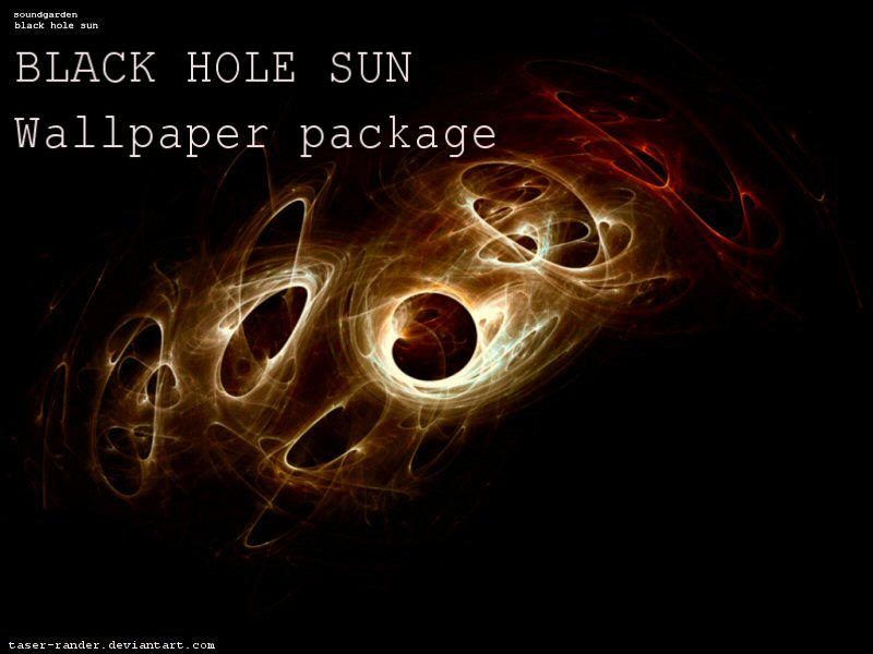black hole wallpaper. Black Hole Sun Wallpaper Pack