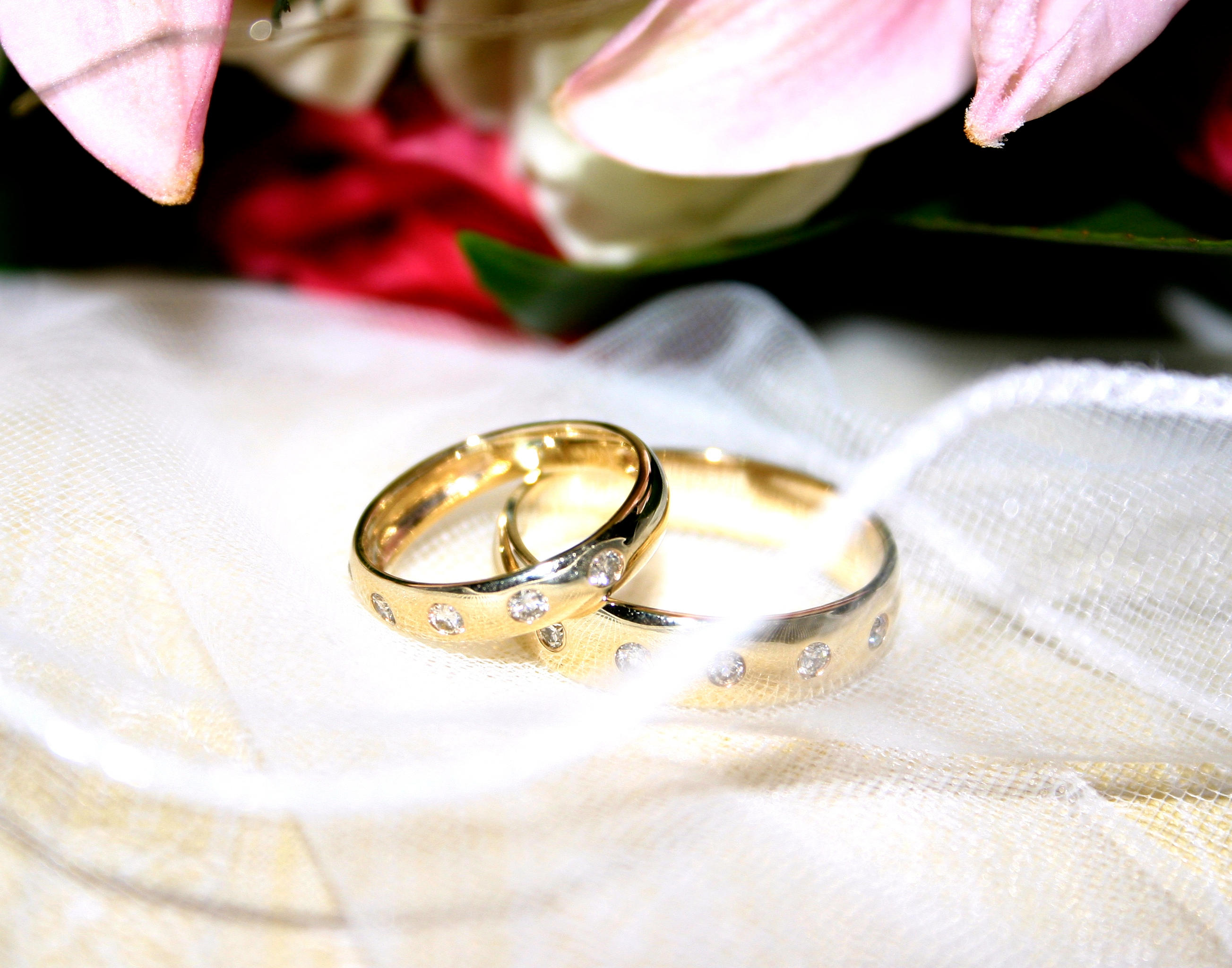Wedding rings flower