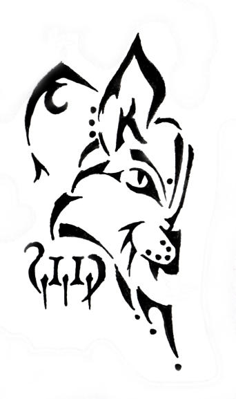 cool tribal tattoos. Tribal Lynx Tattoo by