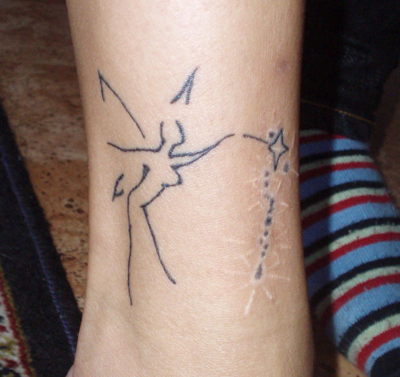 fairy tattoos. Fairy with wand