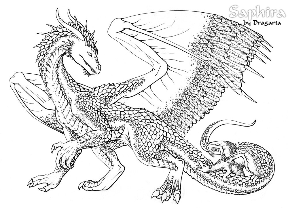 lion coloring pages realistic dragons - photo #31