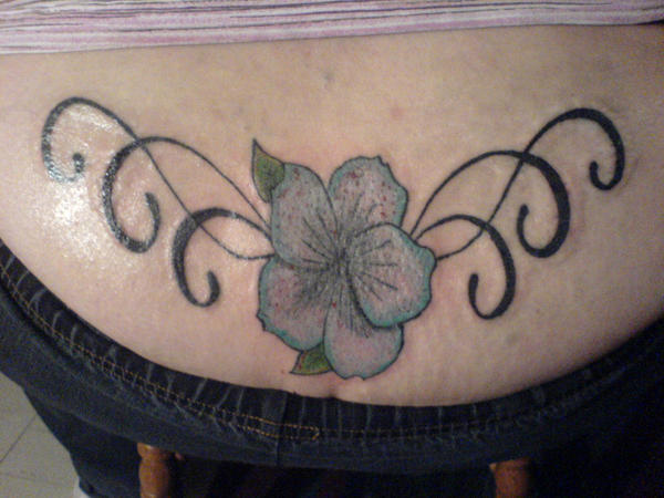 Flower Tirbal Tattoo | Flower Tattoo