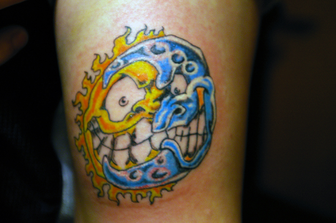 sunmoon tattoo by oldschoolsinner on deviantART