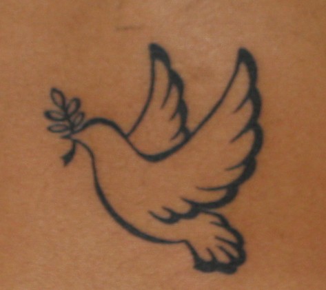 Tattoos with dove designs generally represent independence and purity.