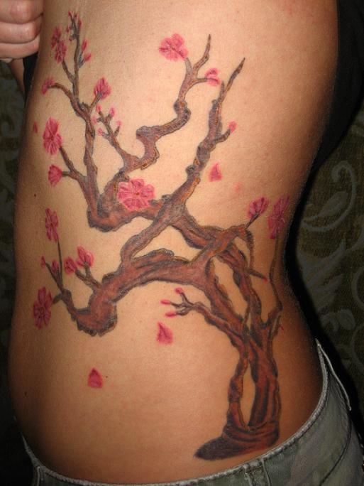 cherry blossom tree tattoos for women. cherry blossom tree tattoos