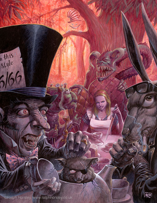 Wonderful Illustration of Alice in Wonderland