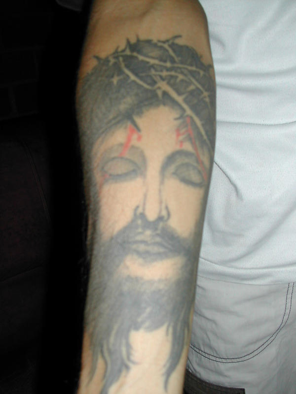 christ tattoo. jesus christ tattoos.