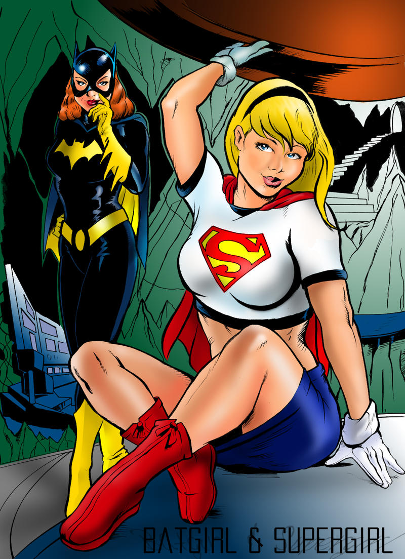 Supergirl And Batgirl By Shawnvanbriesen On Deviantart