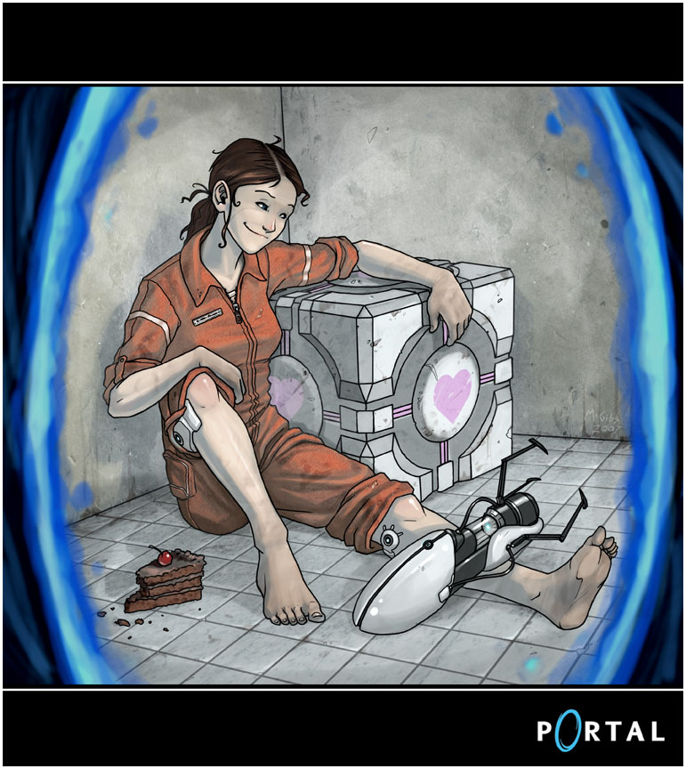 portal 2 chell redesign. Chell