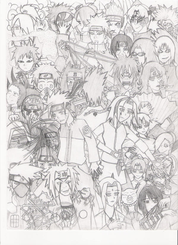 Naruto Shippuden Characters by ~Artgirl14 on deviantART