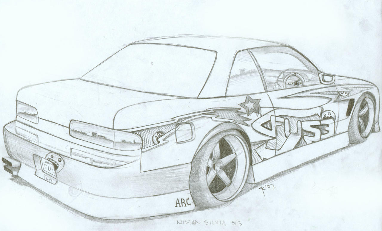 Nissan silvia sketch #3