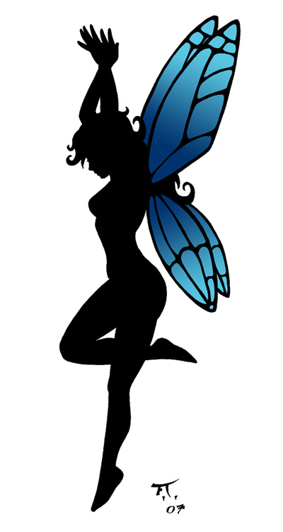 Fairy tattoo design