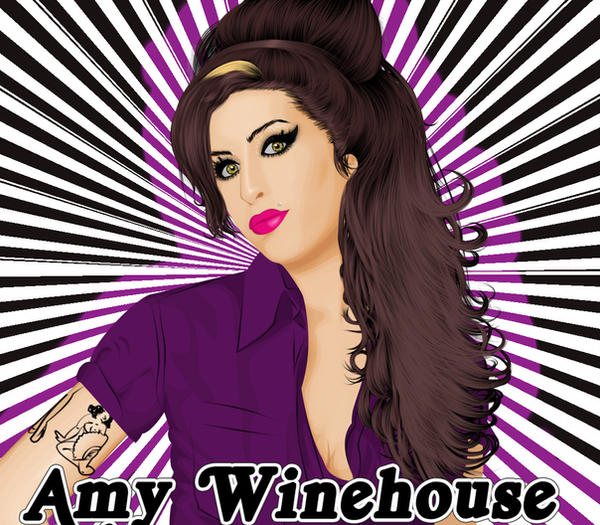 Amy Jade Winehouse II by ByTaMiNa on deviantART