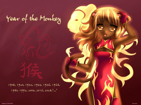 cool monkey wallpapers. Year of the Monkey Wallpaper by ~TheMorningMist on deviantART