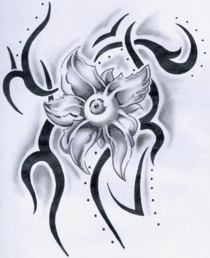 Eye Flower | Flower Tattoo