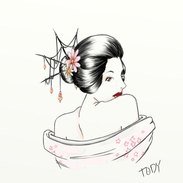 Geisha Tattoo Design by SkaterTody on deviantART