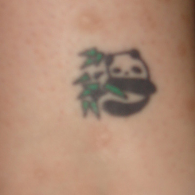 Panda Tattoo. Very tempted to have this adorable Panda inked on me.