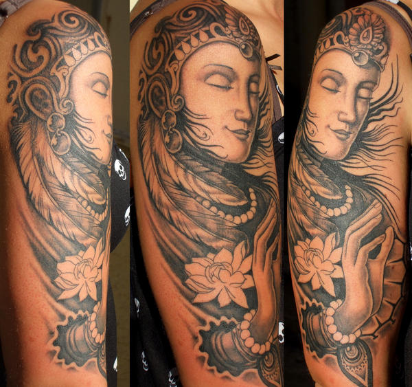buddha tattoo atlantean by thothflashpan on deviantART