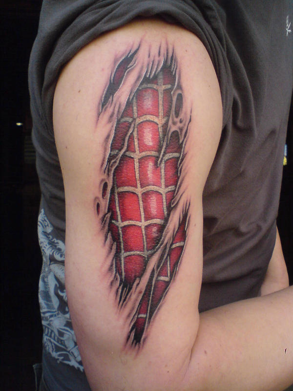 spiderman tattoo by 4unt3r on deviantART