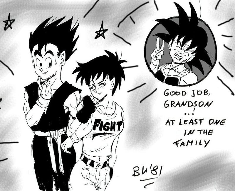 from meme Gohan and Videl by