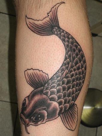 Black and gray koi fish by truthisabsolution on deviantART