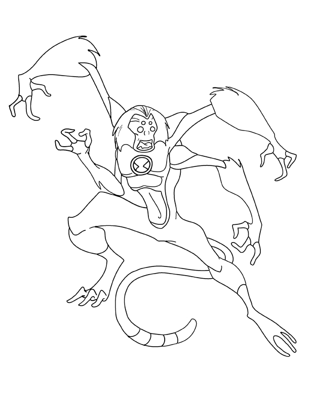 ultimate spider monkey coloring pages - photo #13