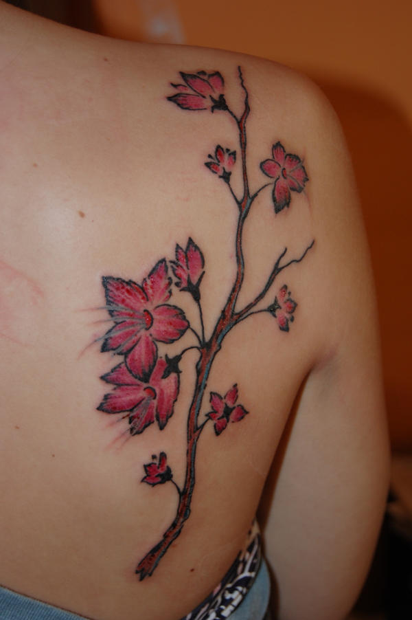 Cherry Blossom Tattoo by Chenai on deviantART