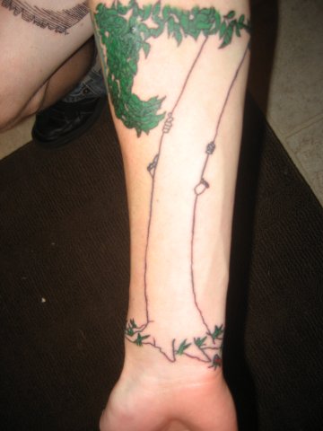 giving tree tattoo. the boy from the Giving Tree
