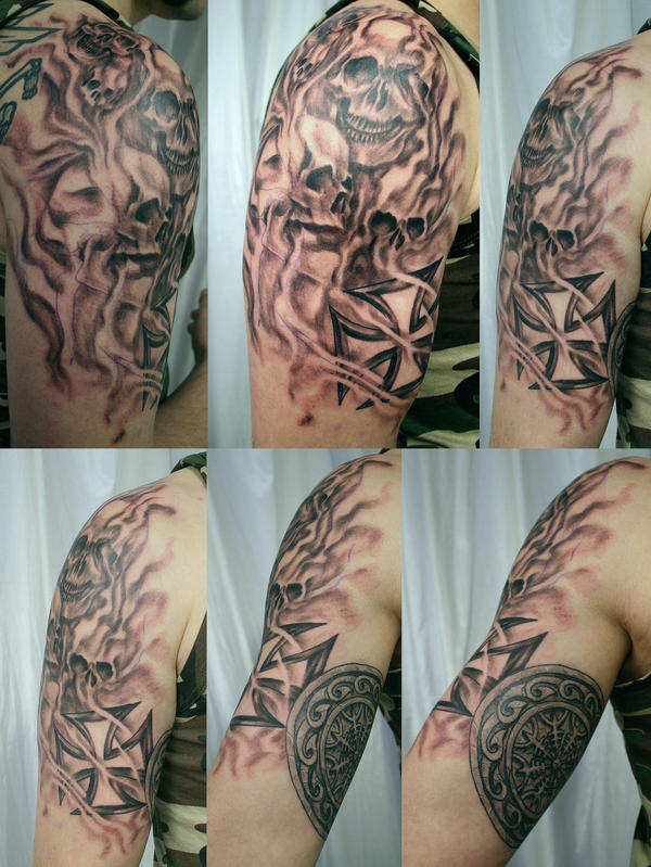 iron cross tattoo artist