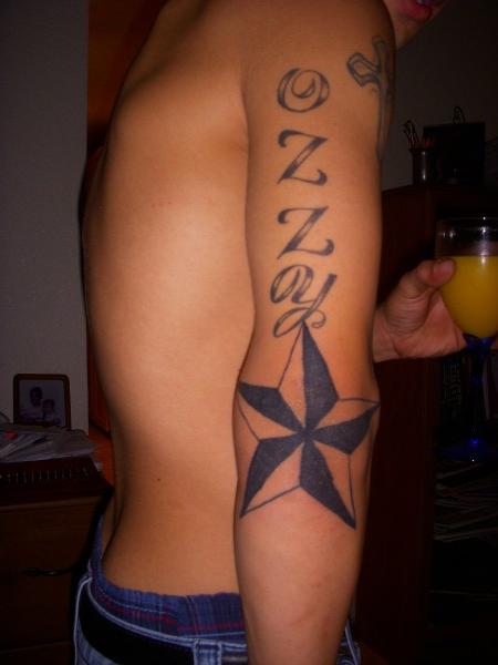 What does a star tattoo on your elbow mean In Tattoos and Body Art Edit 