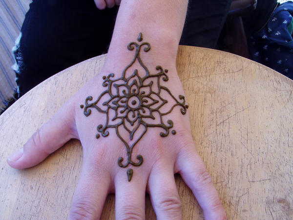Henna Flower - flower tattoo