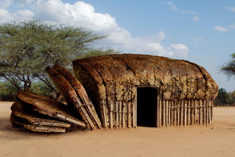 African Bread Hut by Onanymous