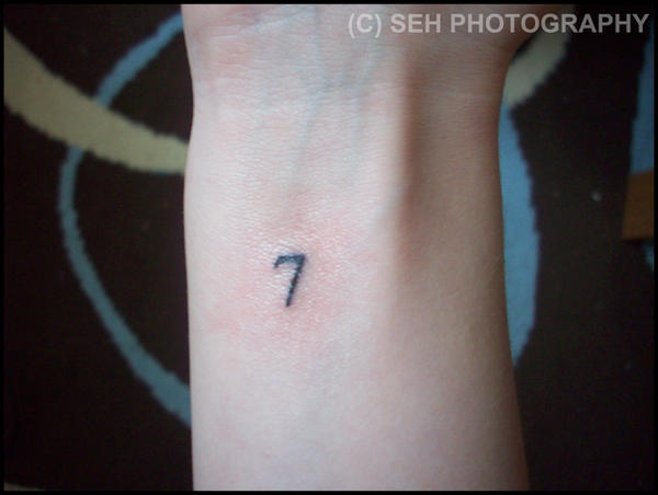 Lucky Number 7 Tattoo by