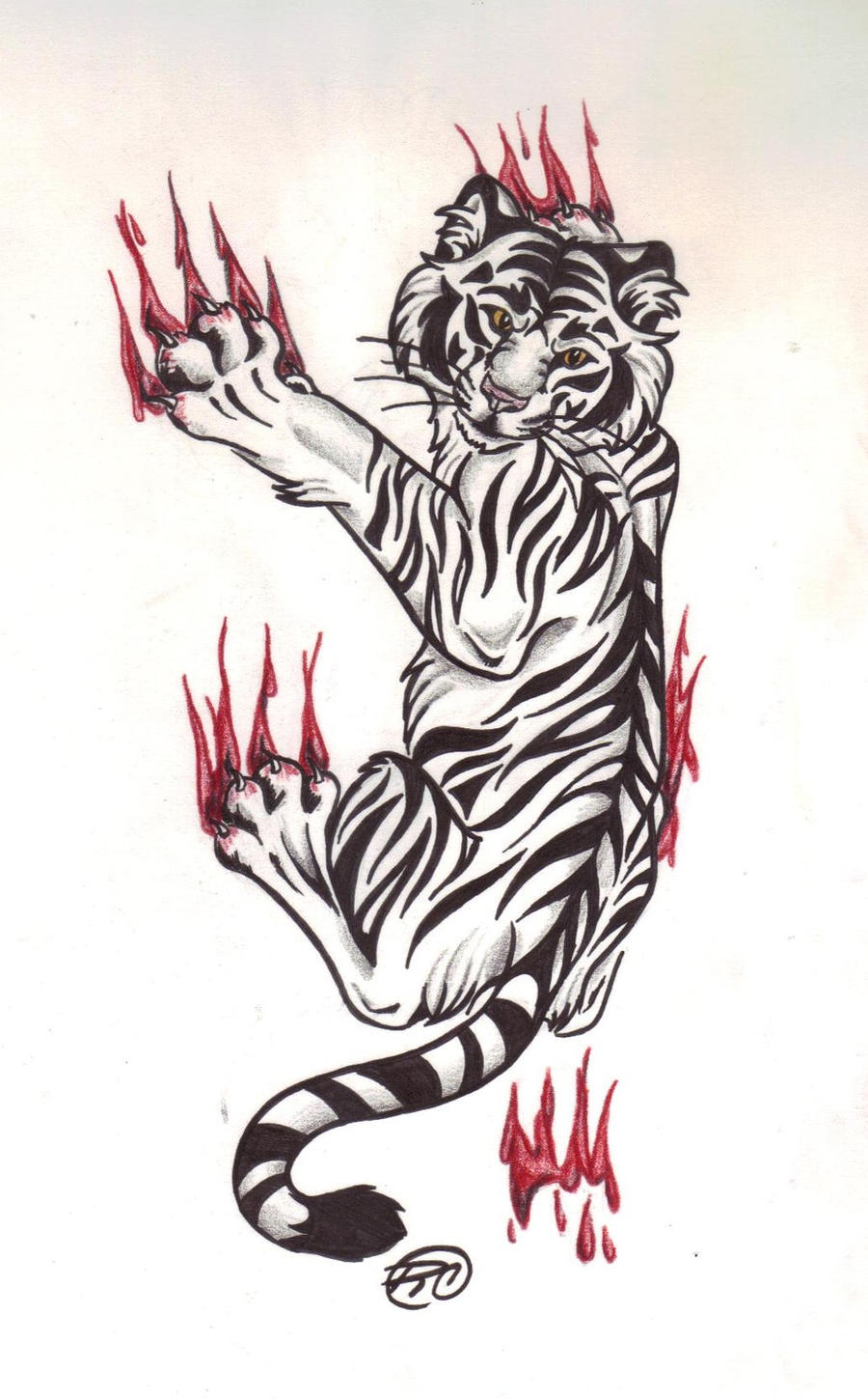 Tiger Tattoo Commission by