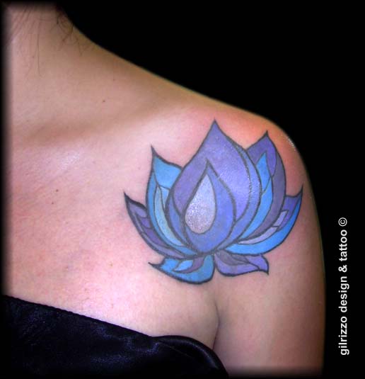 lotus tattoo by gilrizzo on