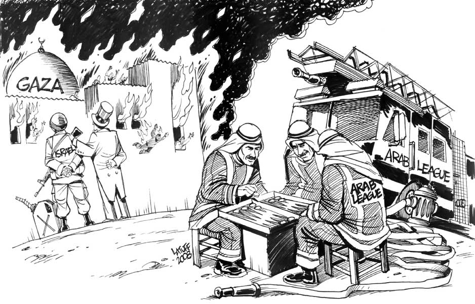 Arab League and Gaza by Latuff2
