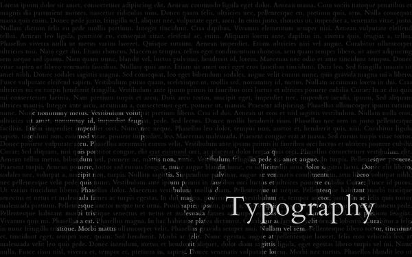 Typography Wallpaper