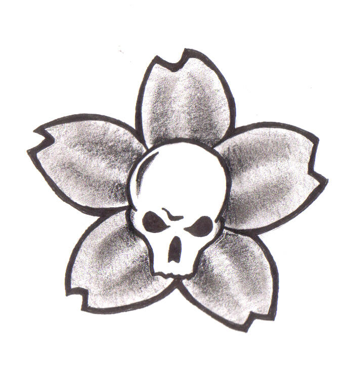 Skull plus Flower equals... | Flower Tattoo