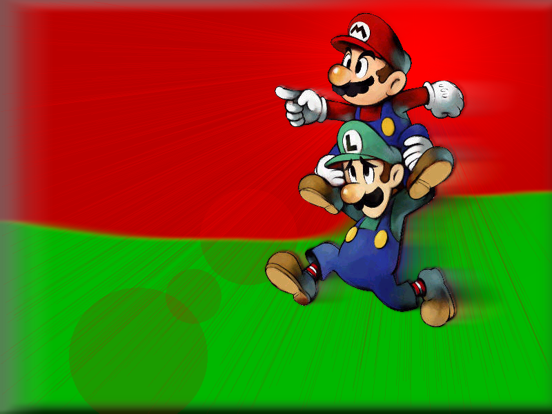 Mario and Luigi Wallpaper by