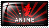 I Love Anime Stamp by LiMT-Art