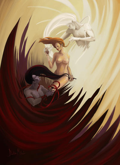 Fantasy Desktop Wallpaper on Angel Wallpaper Anime Wings Dark White Beatiful Angels Demon   Ytidoqo