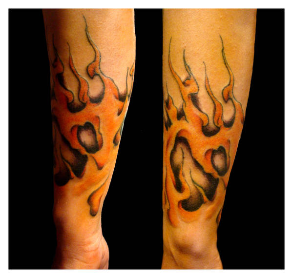 flame tattoos