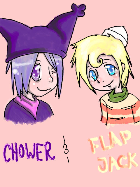 Chowder and Flapjack by ~ChibiLaura on deviantART