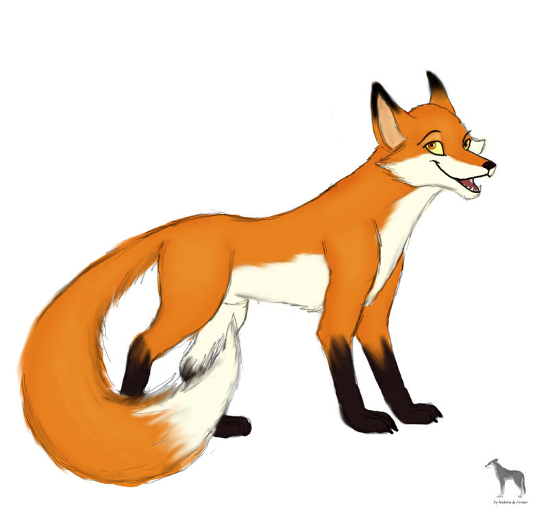 cartoon clipart of a fox - photo #41