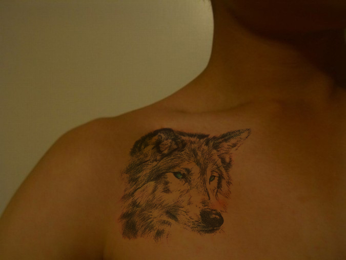 Wolf - Shoulder Tattoo