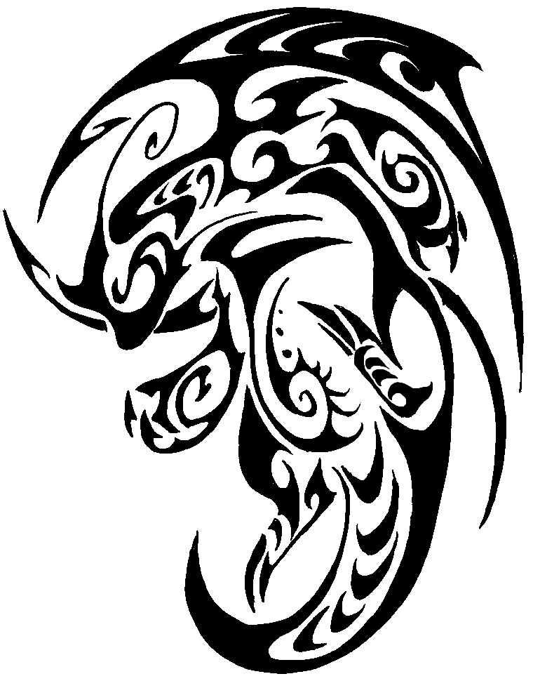 Labels: Dragonite Tribal Tattoo