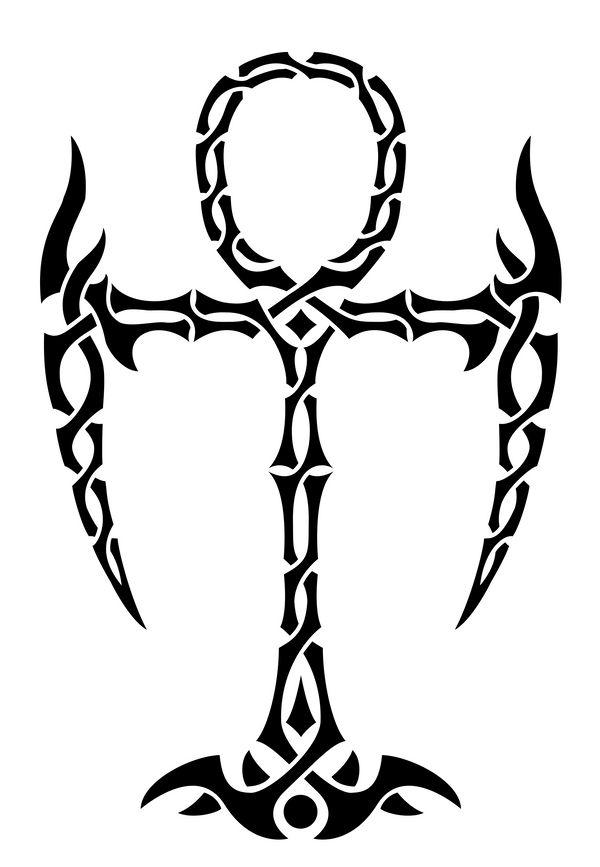 Tribal Ankh Tattoo by ~thiswontletmein on deviantART
