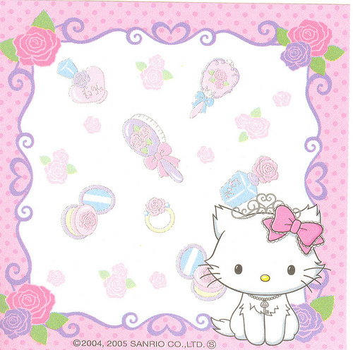 hello kitty and friends names.  Teatime, Charmmy Kitty, My friends, Hair brushes, Hello Kitty, roses, 