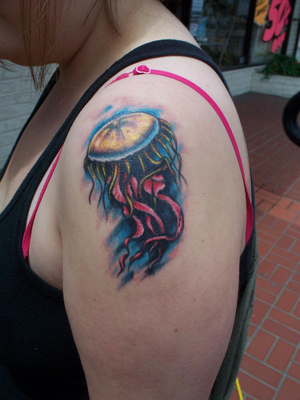 jellyfish by tattoosbyzip on deviantART