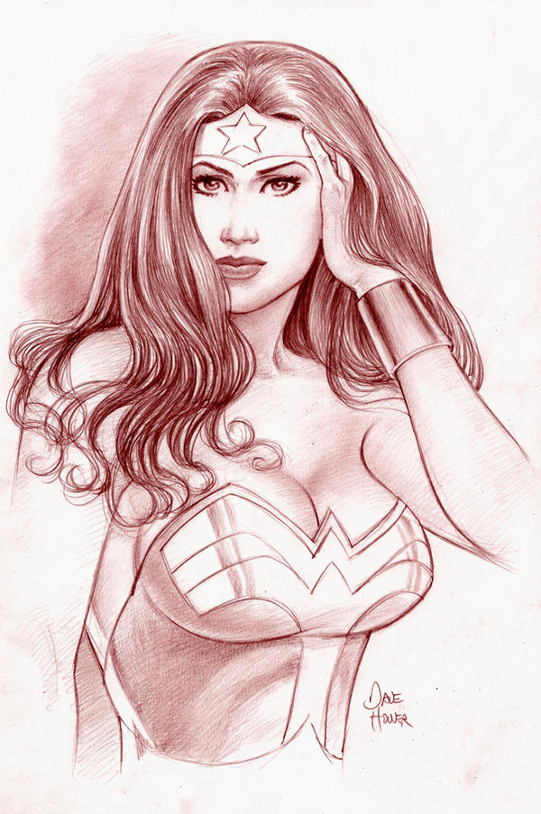 Wonder Woman Sketch by Tarzman on deviantART